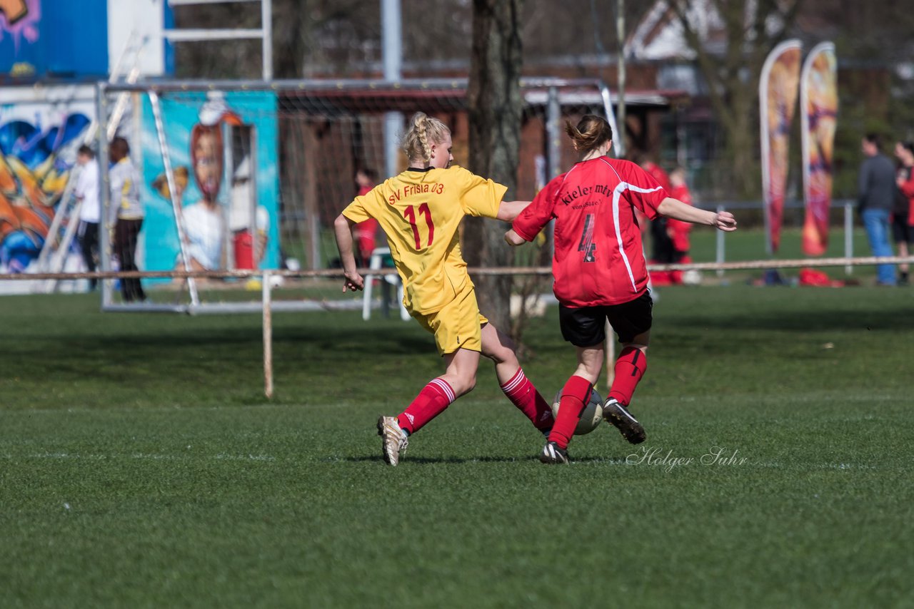 Bild 100 - B-Juniorinnen Kieler MTV - SV Frisia 03 Risum-Lindholm